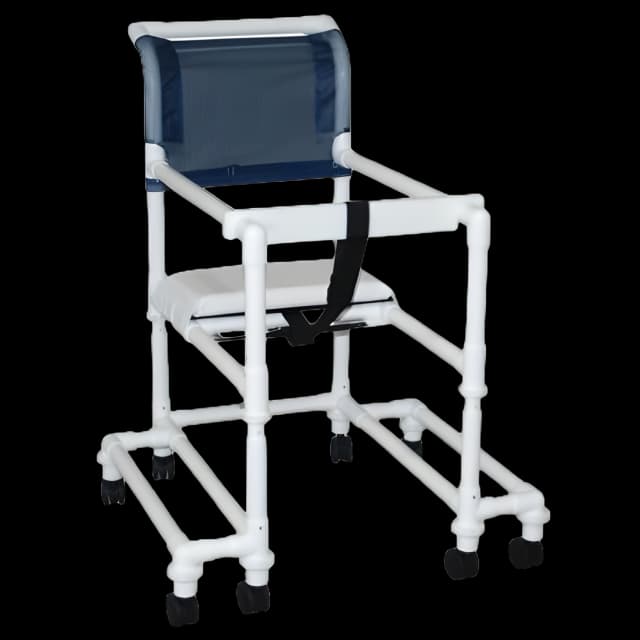 Walker Chair Tall 400 Series PVC Frame 300 lbs. Weight Capacity 22 to 29 Inch Seat Height - 418-OR-3TW-T - 1