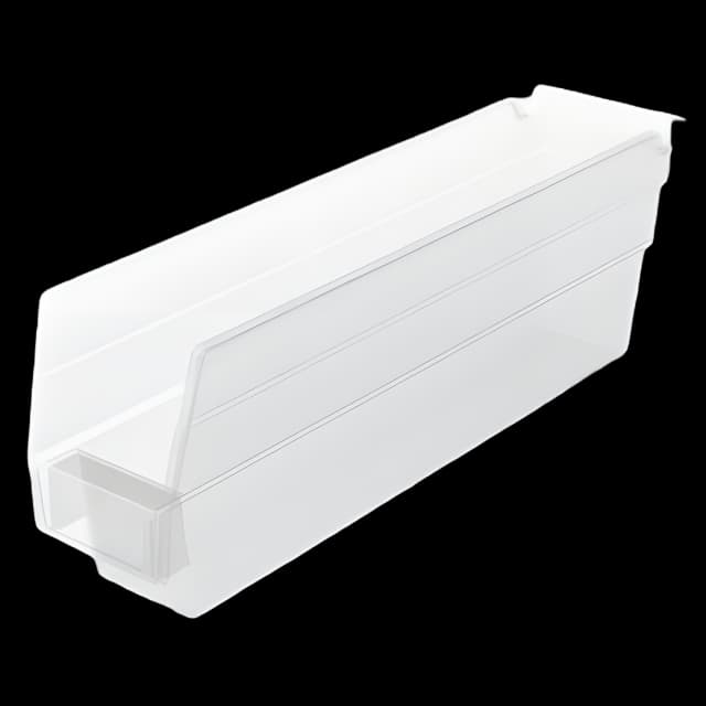 Akro-Mils Medical Grade Polymer Shelf Bin - 4x2-3/4x11-5/8"