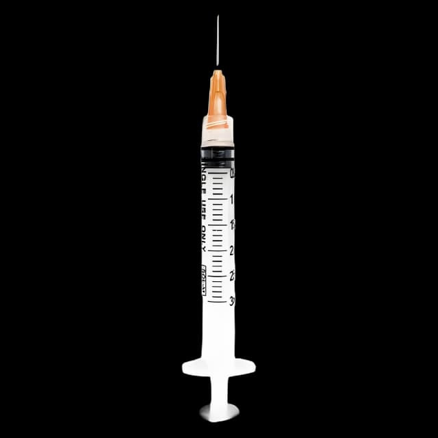 Sol-M™ 3 mL Syringe with 25G Needle - NonSafety Regular Wall