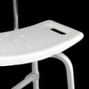 Bath Bench McKesson Without Arms Aluminum Frame With Backrest 20 Inch Seat Width 500 lbs. Weight Capacity