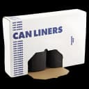 Boardwalk® 60 Gal Black Medical Trash Bags - LDPE