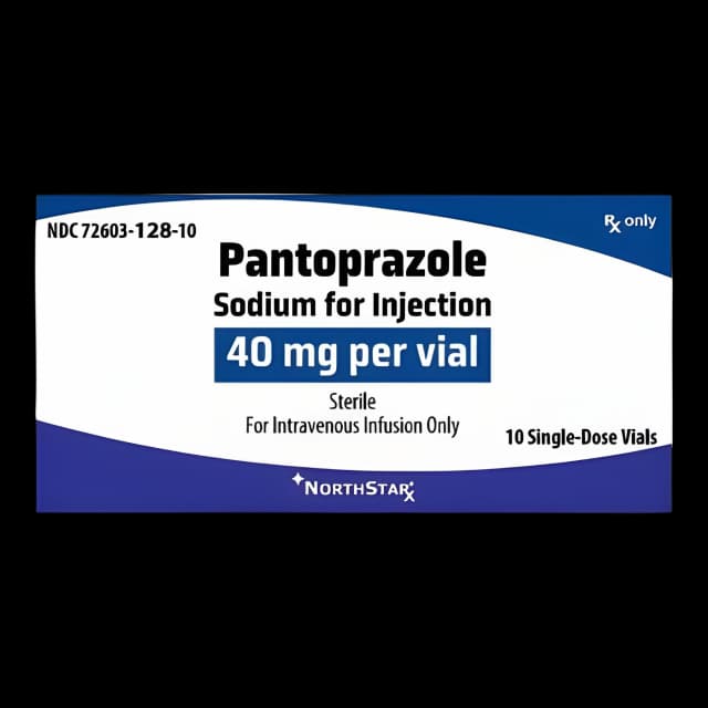 Pantoprazole Sodium 40 mg Injection Single-Dose Vial 10 Vials