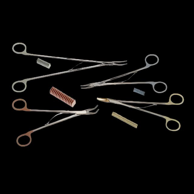 Easy Load Style Ligating Clip Hemoclip Plus Titanium Medium Blue Clip 10 Clips - 533800