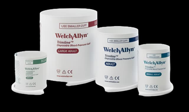 Single Patient Use Blood Pressure Cuff Set Trimline® Assorted Size Range Arm Cloth Fabric Cuff Multiple Cuff Sizes