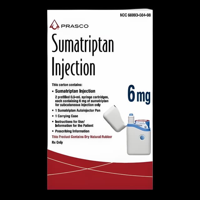 Sumatriptan 6 mg Injection Kit for Migraine Relief