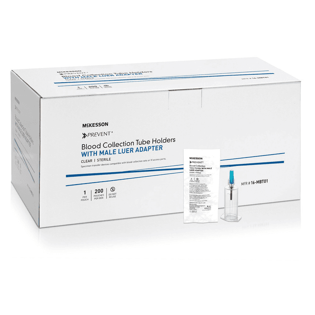 Blood Transfer Device with Luer Lock Adapter McKesson For the Needleless Transfer of Blood DEVICE, BLOOD TRANSFER W/ML END STR