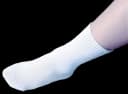 Diabetic Socks SeamLess™ Calf High Medium / Large White Closed Toe