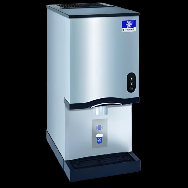 Ice Maker & Water Dispenser Manitowoc Commercial Countertop 10 lbs. Storage Push Button