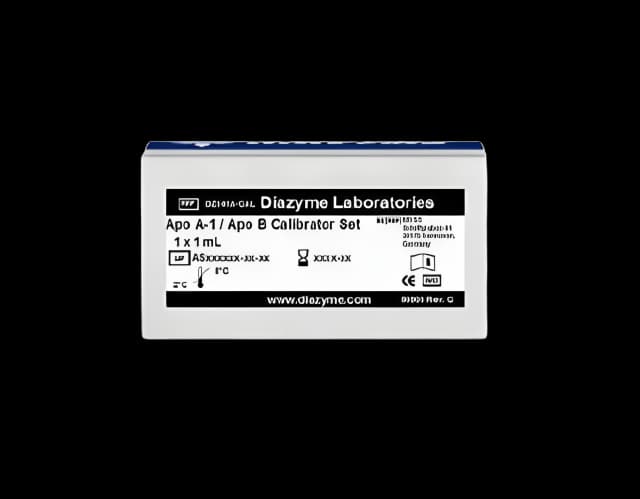Calibrator Diazyme Apolipoprotein A1 / B (APO A1 & B) 1 mL For use DZ-Lite c270, Clinical Chemistry Analyzers