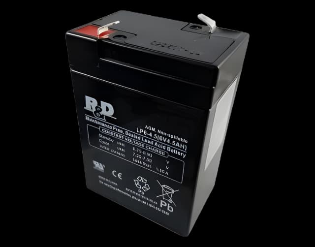 Diagnostic Battery Yuasa 6 Volt Replacement For Argus VCM Monitor