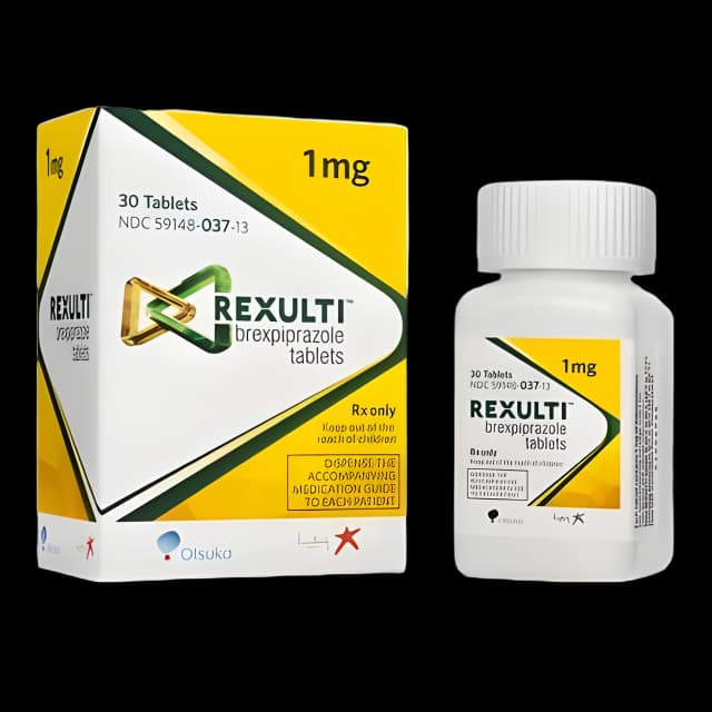 Rexulti® Brexpiprazole 1 mg Tablet Bottle 30 Tablets