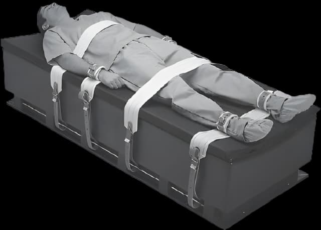 Locking Bed Ankle Restraint Humane Restraint L-300 Lock 1-Strap