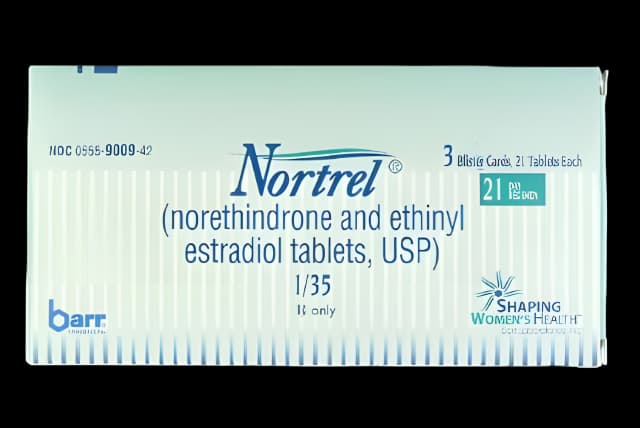 Nortrel® Norethindrone / Ethinyl Estradiol 1 mg - 0.035 mg Tablet Blister Pack 63 Tablets