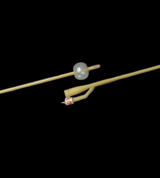 Foley Catheter Bardex® Lubricath® 2-Way Standard Tip 5 cc Balloon 16 Fr. Hydrophilic Polymer Coated Latex