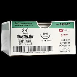 Nonabsorbable Suture without Needle Surgilon™ Nylon Braided Size 3-0