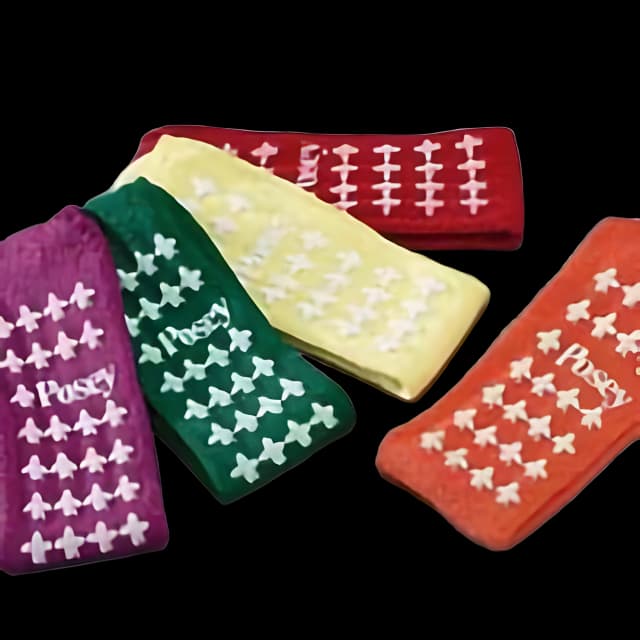 Slipper Socks Large Green Above the Ankle