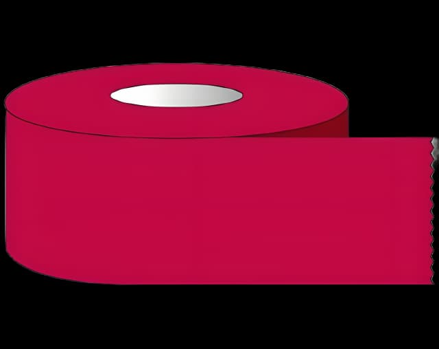 Shamrock Red Label Tape 1/2" x 500" - Medical & Lab Use