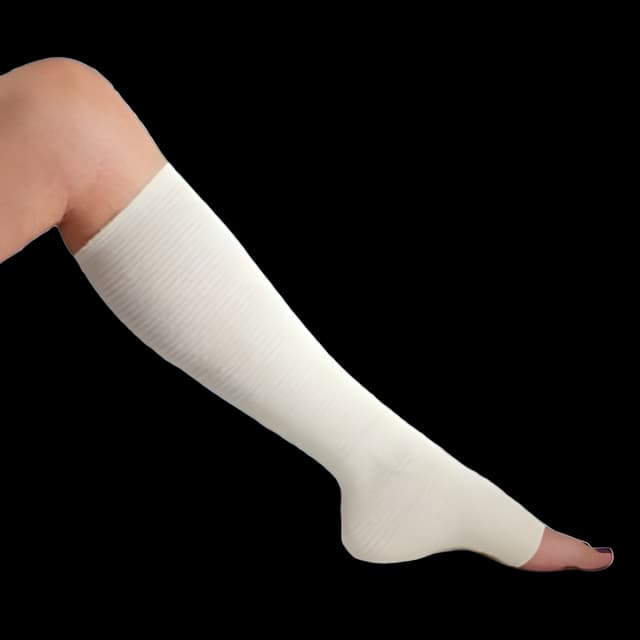 Elastic Tubular Support Bandage Tensoshape® 14 to 15 Inch Circumference Below Knee Pull On Tan NonSterile Size C / D Standard Compression