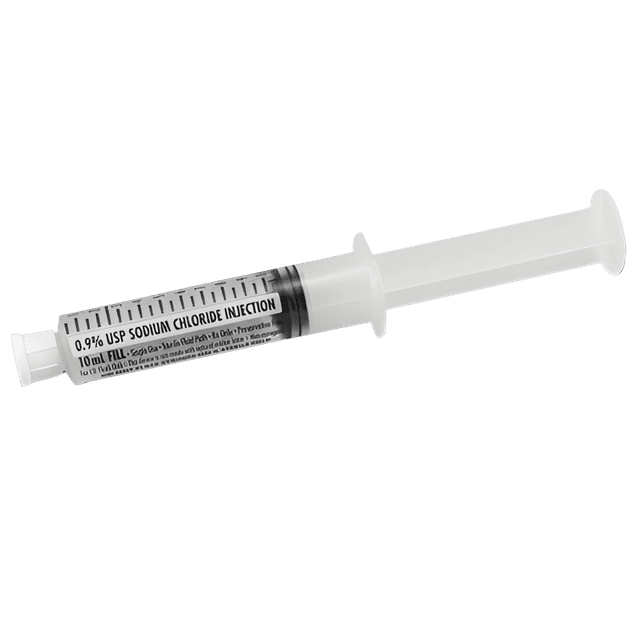 Sodium Chloride 0.9% IV Flush Solution, Prefilled Syringe 10 mL Fill in 12 mL