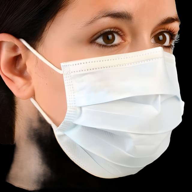 Procedure Mask Cardinal Health™ Pleated Earloops One Size Fits Most Blue NonSterile ASTM Level 1 Adult - AT7511M