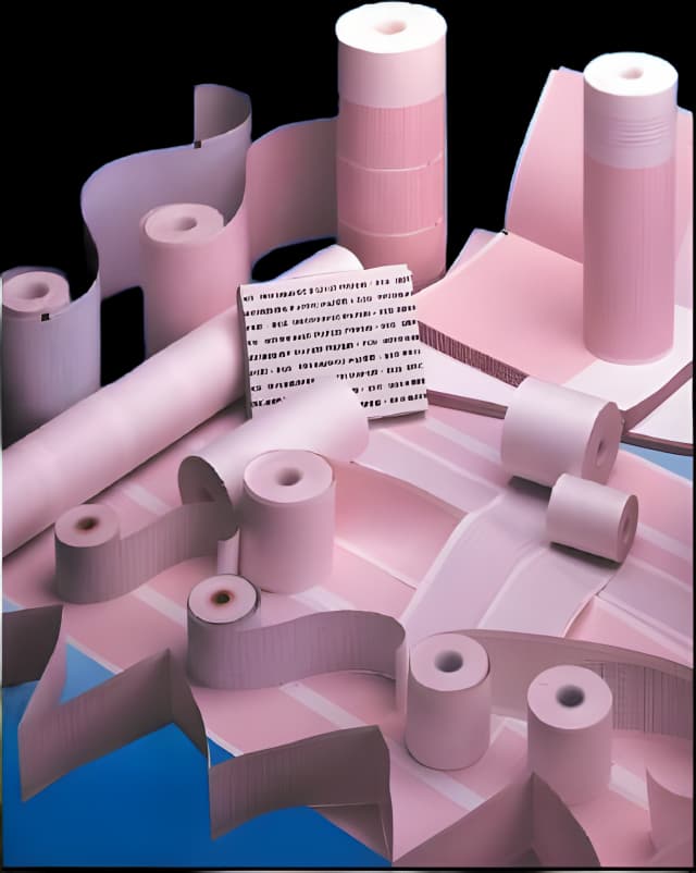 Diagnostic ECG Recording Paper Burdick™ Thermal Paper 50 mm X 150 Foot Roll Black Grid