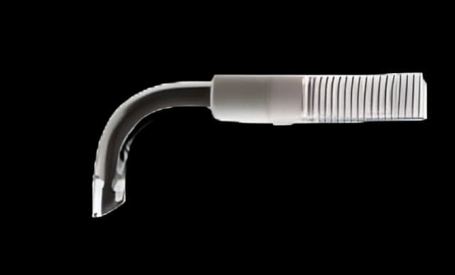 Single Stage Venous Cannula Right Angled, Metal Tip DLP™ 20 Fr. 14 Inch