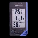 Thermometer / Clock / Humidity Monitor Fisherbrand™ Traceable® Fahrenheit / Celsius 32° to 122°F (0° to 50°C) Internal Sensor Flip-out Stand / Wall Mount Battery Operated