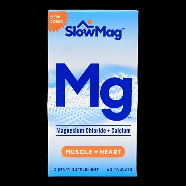 Mineral Supplement Slow-Mag® Magnesium Chloride 71.5 Gram Strength Tablet 60 per Bottle