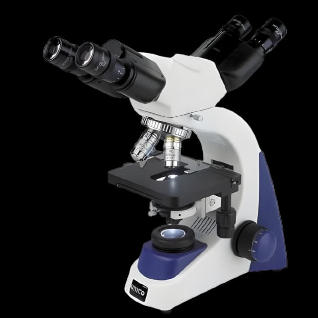 G380 Series Teaching Microscope Dual Binocular Head 4X / 10X / 40X / 100XR Mechanical Stage
