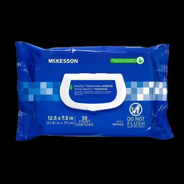 Personal Cleansing Wipe StayDry® Soft Pack Scented 50 Count