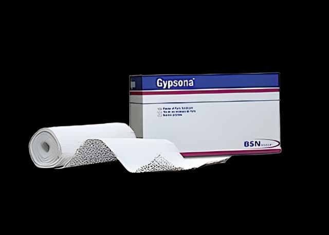 Plaster Bandage Gypsona® S 4 Inch X 15 Foot Plaster of Paris White