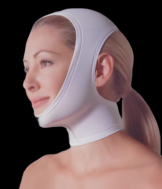 Facial Support Wrap Small Spandex Champagne