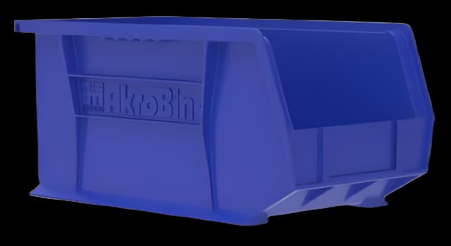 Storage Bin AkroBins® Blue Plastic 7 X 8-1/4 X 10-3/4 Inch