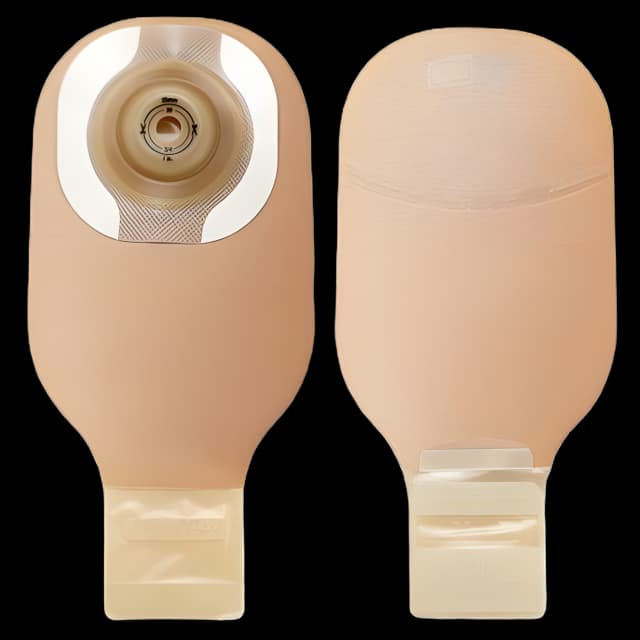 Premier™ 12 Inch One-Piece Ostomy Pouch - Soft Convex