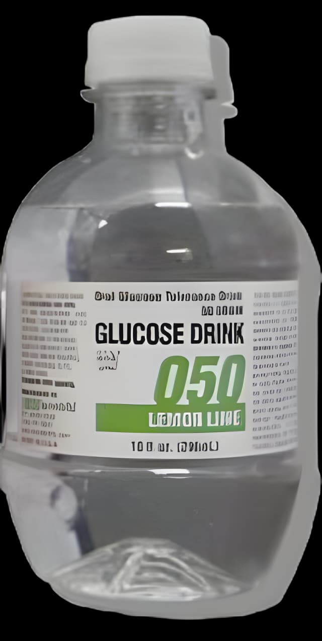 Glucose Tolerance Beverage Glucose Drink Lemon-Lime 50 Gram 10 oz. per Bottle