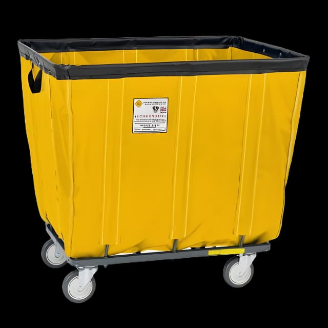 Basket Truck with Antimicrobial Liner 600 lb. Weight Capacity Steel 5 Inch Casters