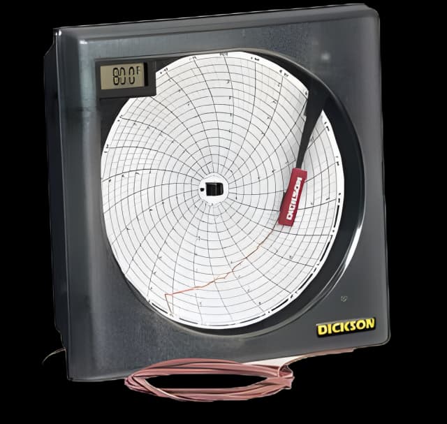 Temperature Chart Recorder Dickson™ 24-Hour / 7-Day