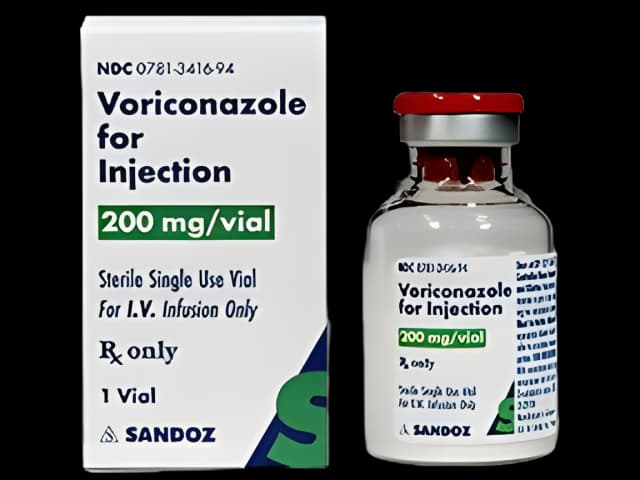 Voriconazole, Preservative Free 200 mg Injection Single-Dose Vial 20 mL