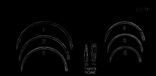 Anchor™ Size 3 Taper Point Mayo Intestinal Suture Needle