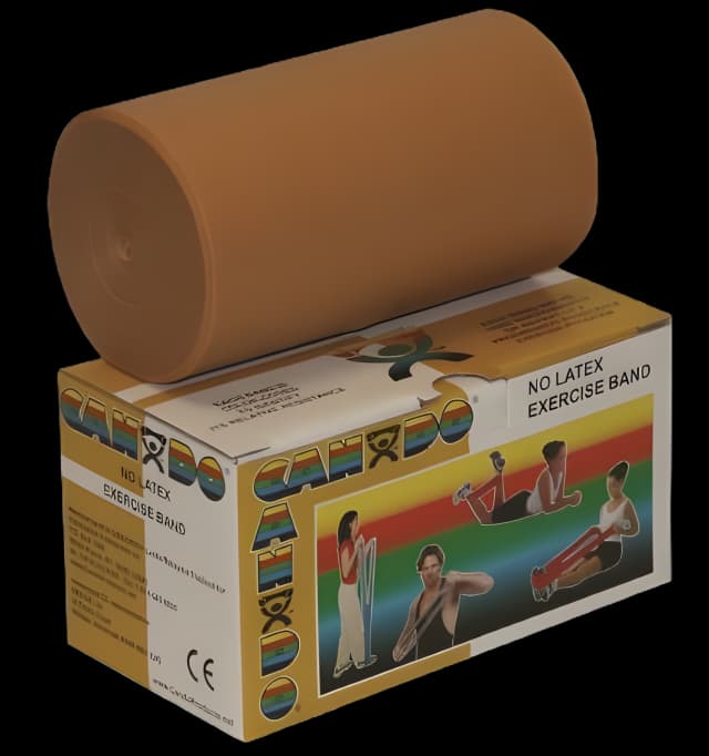 Exercise Resistance Band CanDo® Gold 5 Inch X 6 Yard 3X-Heavy Resistance