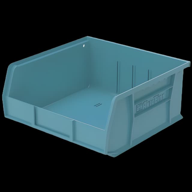 AkroBins Medical Storage Bin 5x11 Inch - Light Blue