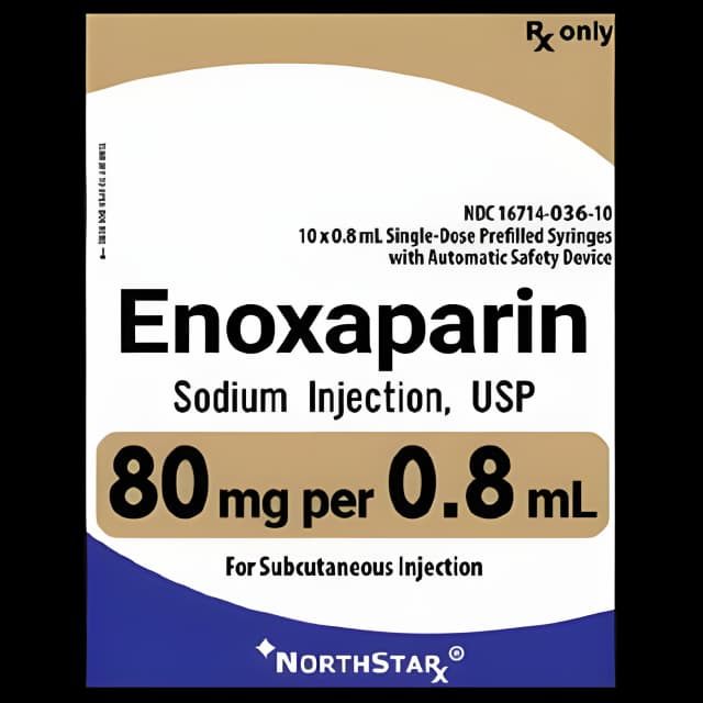 Enoxaparin Sodium 80 mg/0.8 mL Preservative-Free Injection