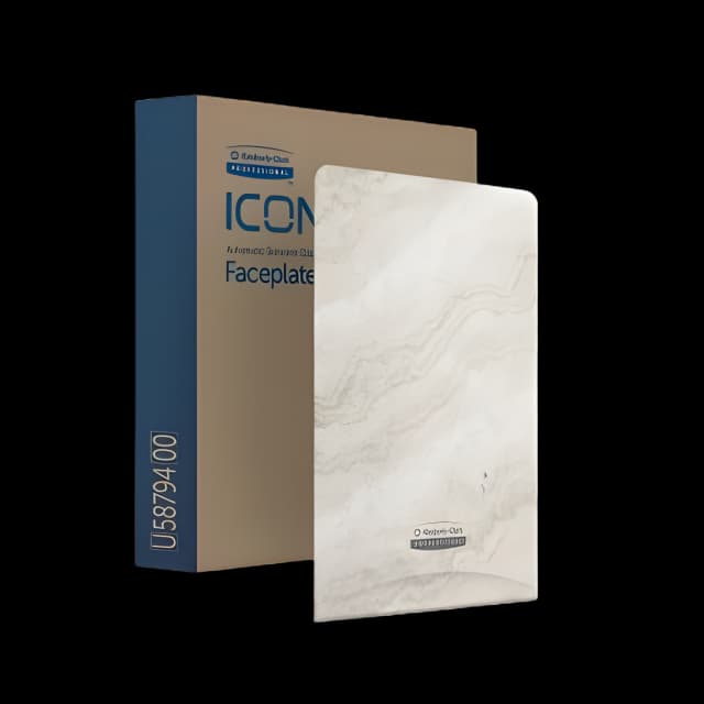 Soap / Hand Sanitizer Dispenser Faceplate Kimberly-Clark Professional™ ICON™ Warm Marble Design,