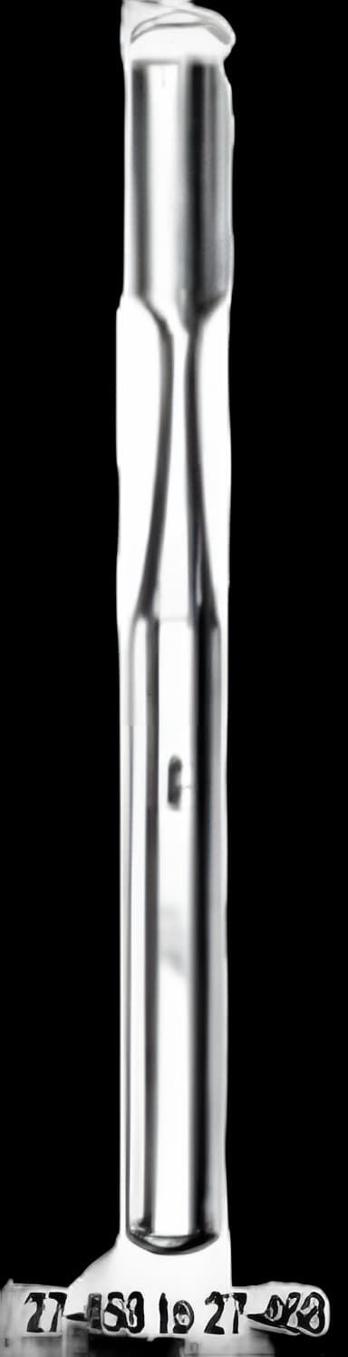 Instrument Gouge Hibbs 9-3/4 Inch L X 1/2 Inch W Straight