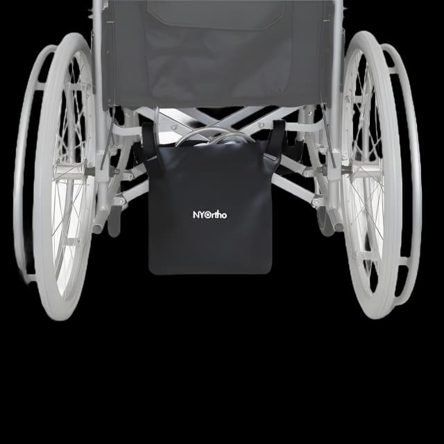 NYOrtho Urinary Drain Bag Holder - Vinyl, Adjustable, Black