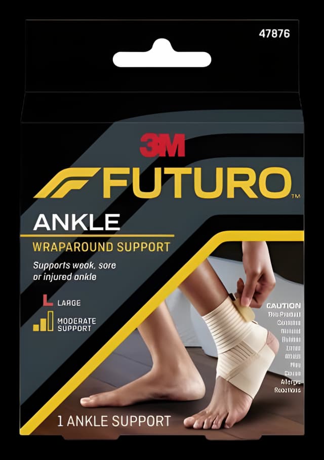 Ankle Wrap 3M™ Futuro™ Large Pull-On / Hook and Loop Closure Foot