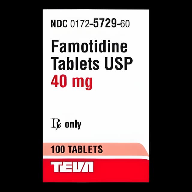 Pepcid® Famotidine 40 mg Strength Tablet Bottle 100 Tablets