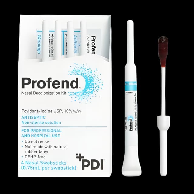 Profend® Povidone-Iodine Nasal Swab Kit - 4 Pack