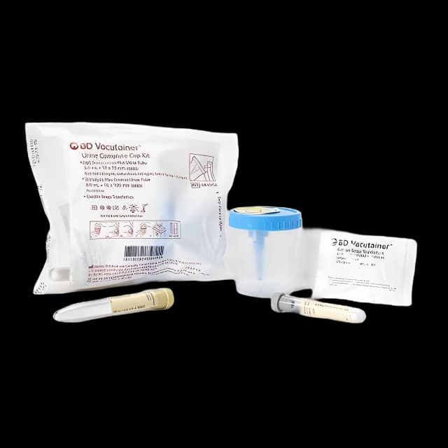 Urine Specimen Collection Kit BD Vacutainer® 4 mL / 8 mL Plastic Collection Cup / Collection Tube Sterile - 364956