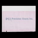 Diagnostic ECG Recording Paper Precision Charts Thermal Paper 8-1/2 X 11 Inch Z-Fold Red Grid